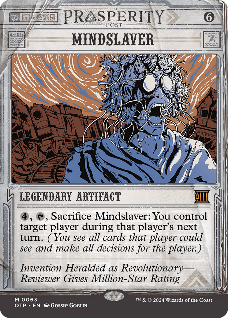 Image of Mindslaver (OTP-063) - Breaking News: (Showcase) (Borderless) Foil