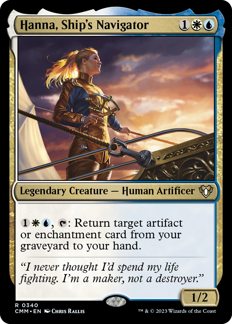 Image of Hanna, Ship's Navigator (CMM-340) - Commander Masters