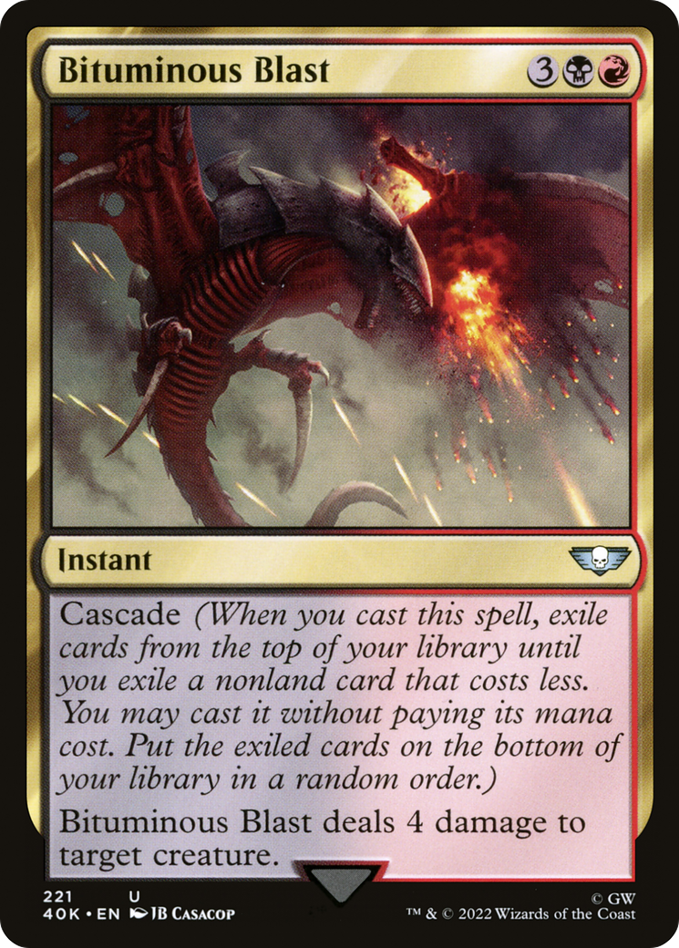 Image of Bituminous Blast (40K-221) - Warhammer 40,000 Commander