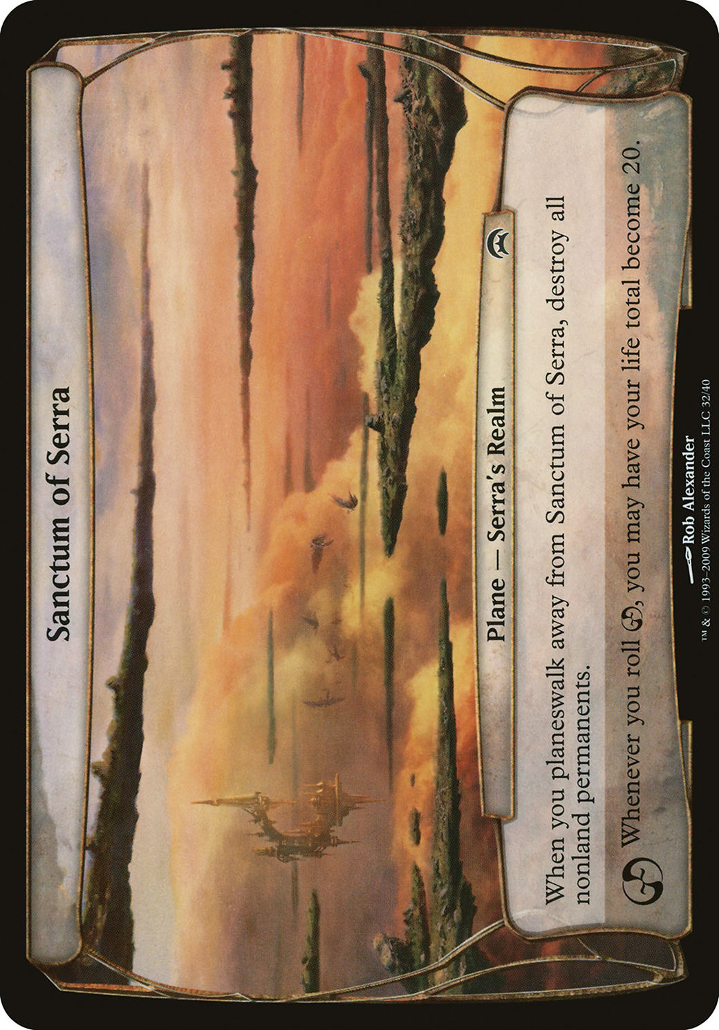 Image of Sanctum of Serra (Planechase) (OVER-) - Planechase Planes