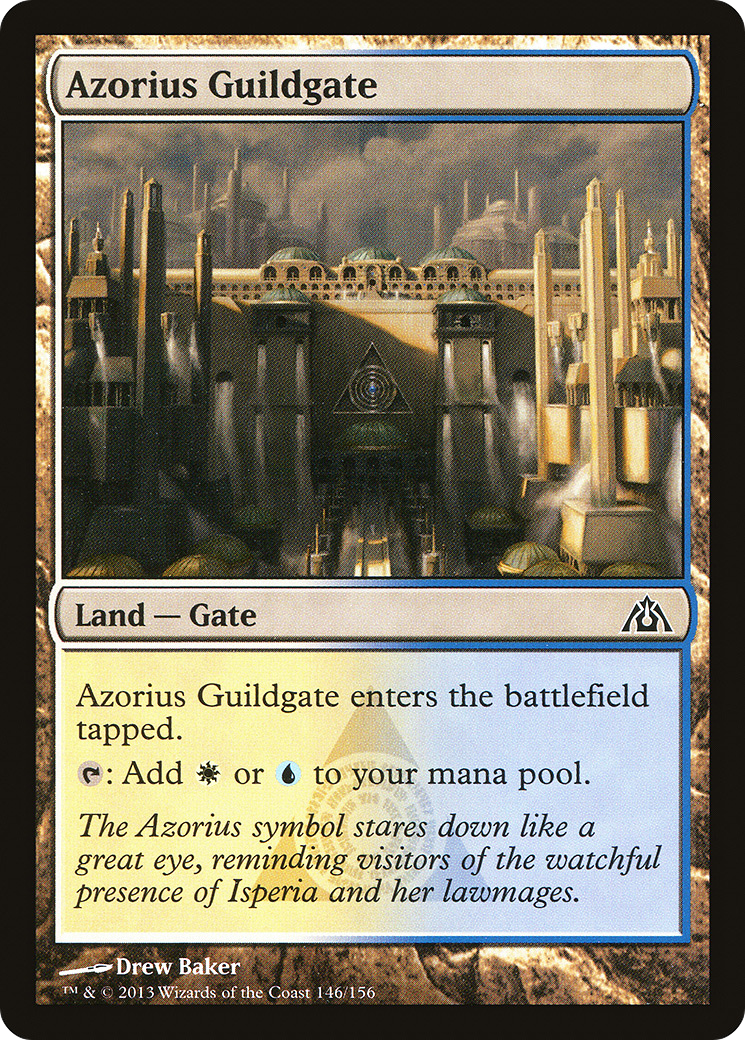 Image of Azorius Guildgate (DGM-146) - Dragon's Maze Foil