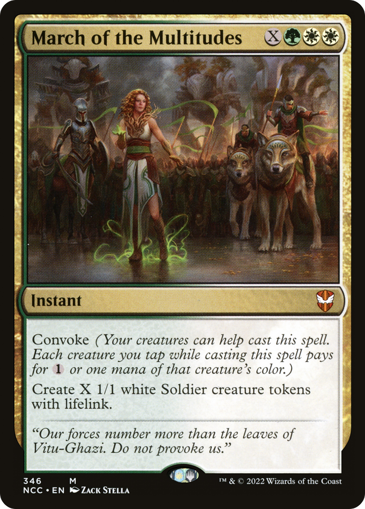 Image of March of the Multitudes (NCC-346) - New Capenna Commander