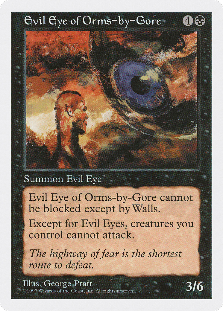 Image of Evil Eye of Orms-by-Gore (5ED-) - Fifth Edition