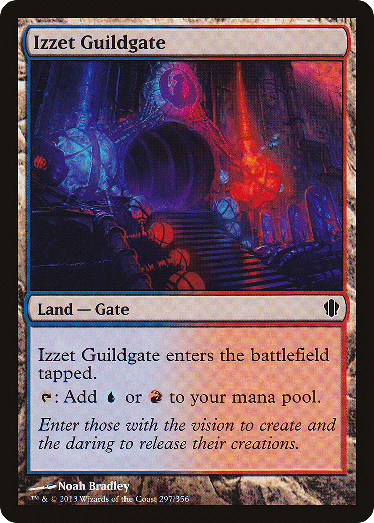 Image of Izzet Guildgate (C13-297) - Commander 2013