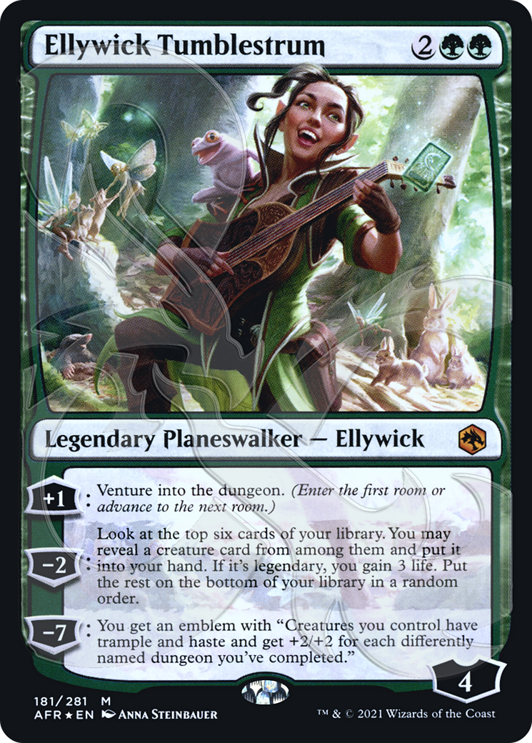 Image of Ellywick Tumblestrum (AFR&-181) - Adventures in the Forgotten Realms Promos Foil
