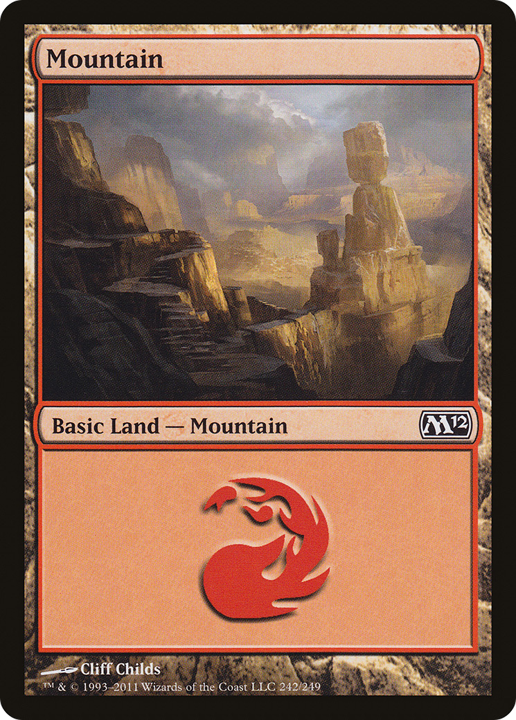 Image of Mountain (242) (M12-242) - Magic 2012 Foil