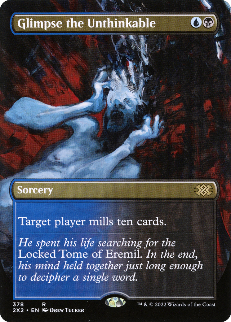Image of Glimpse the Unthinkable (Borderless) (2X2-378) - Double Masters 2022 (Borderless)