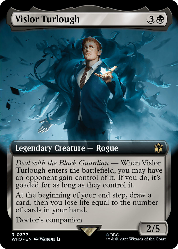 Image of Vislor Turlough (Extended Art) (WHO-377) - Doctor Who: (Extended Art) Foil