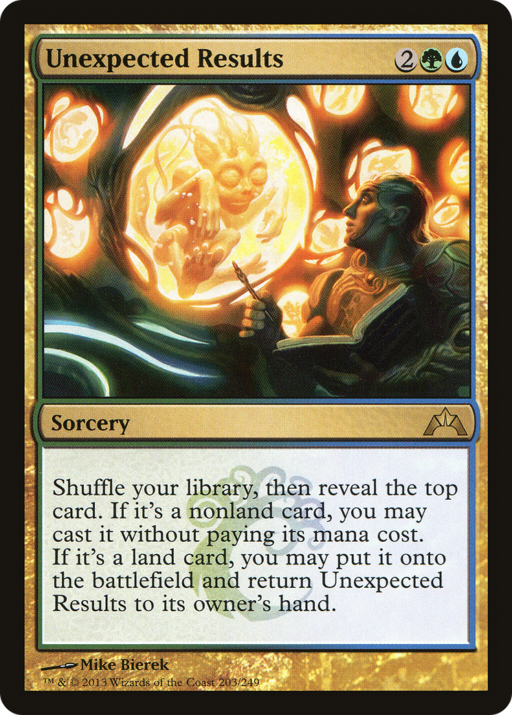 Image of Unexpected Results (GTC-203) - Gatecrash Foil