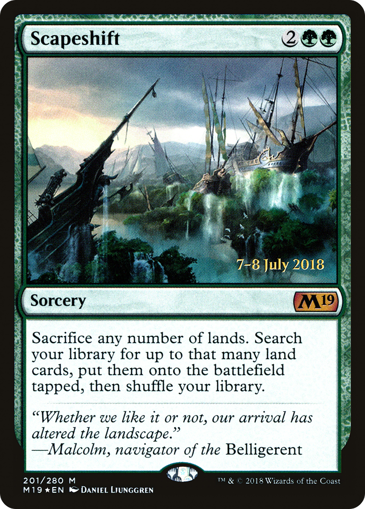 Image of Scapeshift (PRE-201) - Core Set 2019 Promos Foil