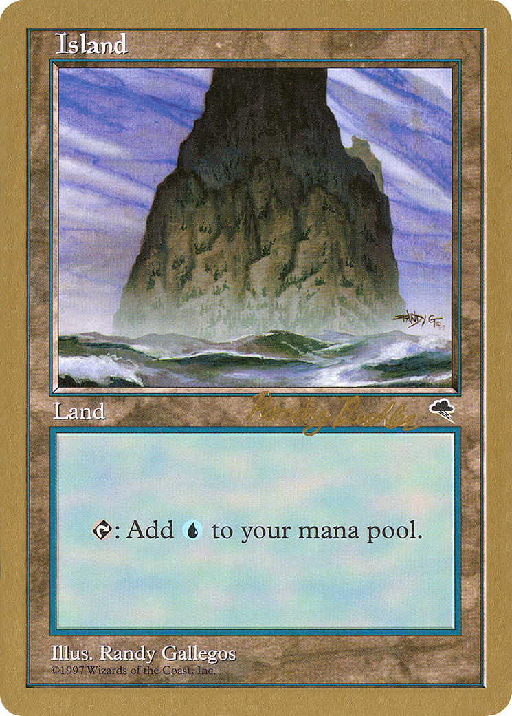 Image of Island (Spire) - 1998 Randy Buehler (TMP) (WCD-) - World Championship Decks 1998