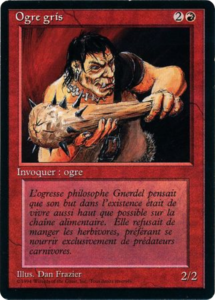 Image of Gray Ogre (FBB-) - Foreign Black Border
