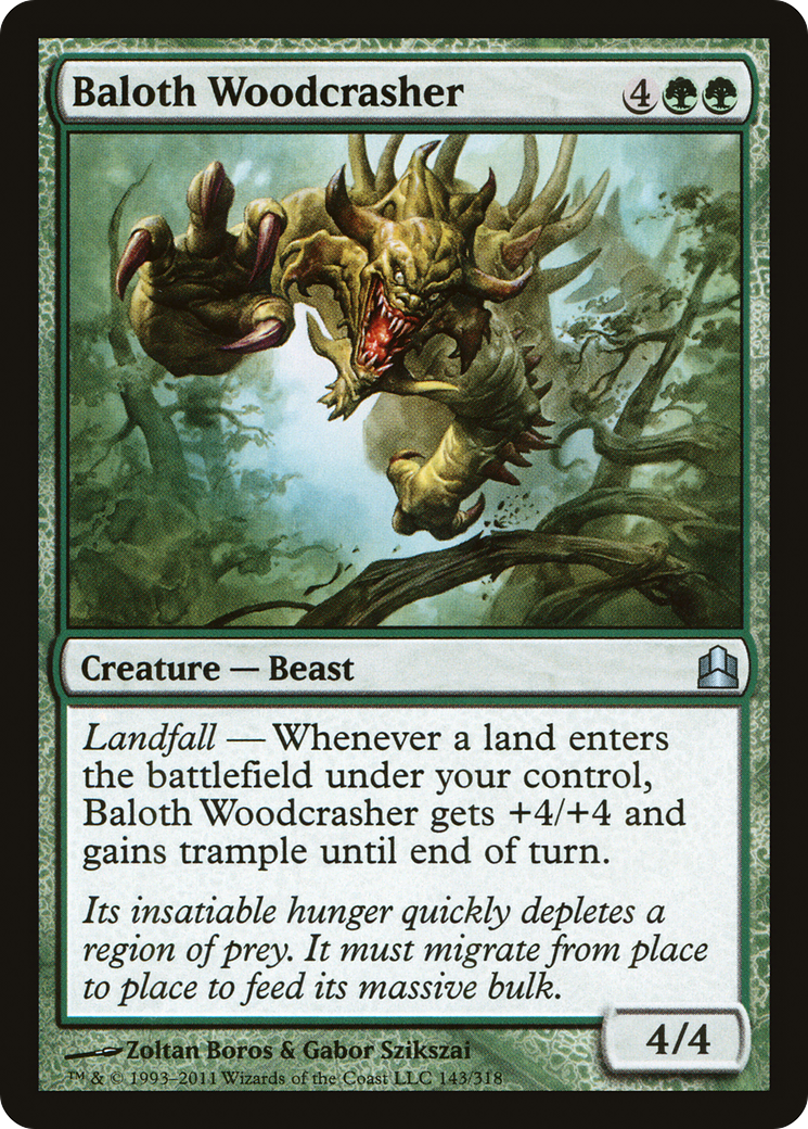 Image of Baloth Woodcrasher (CMD-143) - Commander 2011