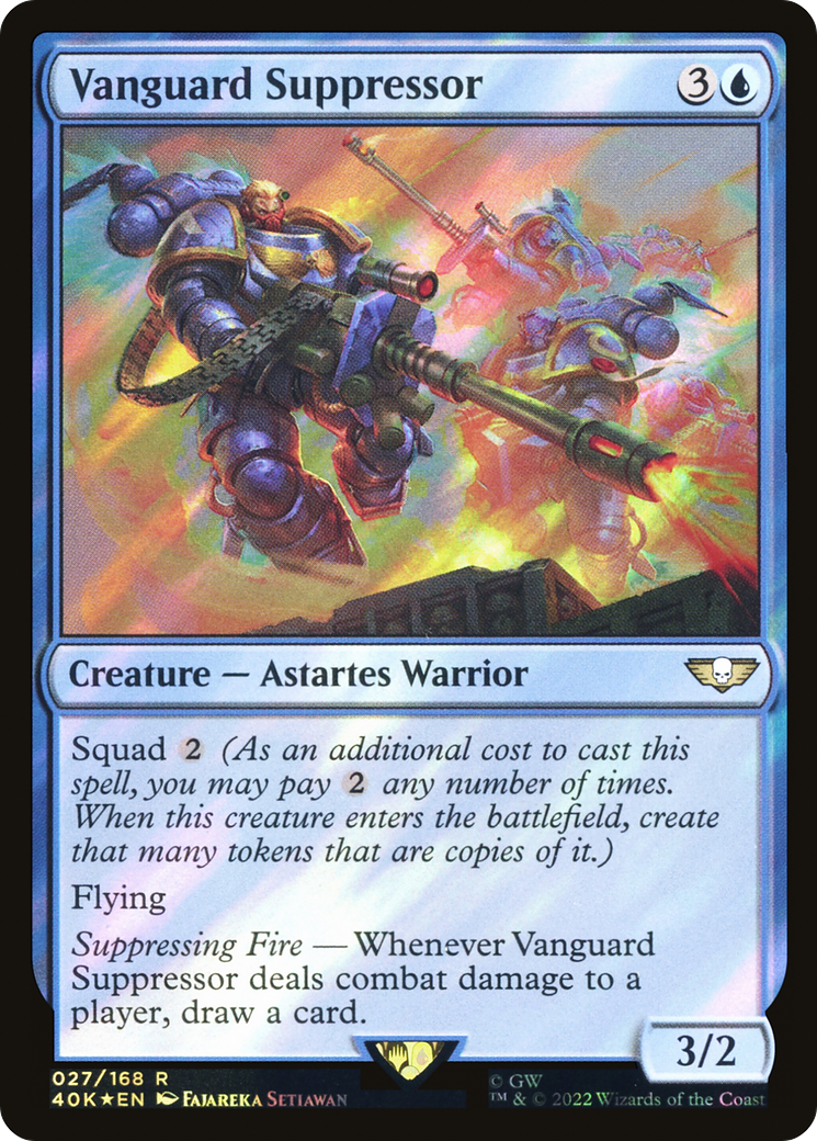 Image of Vanguard Suppressor (Surge Foil) (40K-027) - Warhammer 40,000 Commander Foil