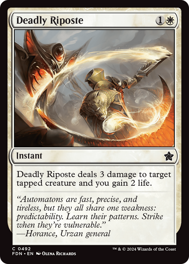 Image of Deadly Riposte (FDN-492) - Foundations