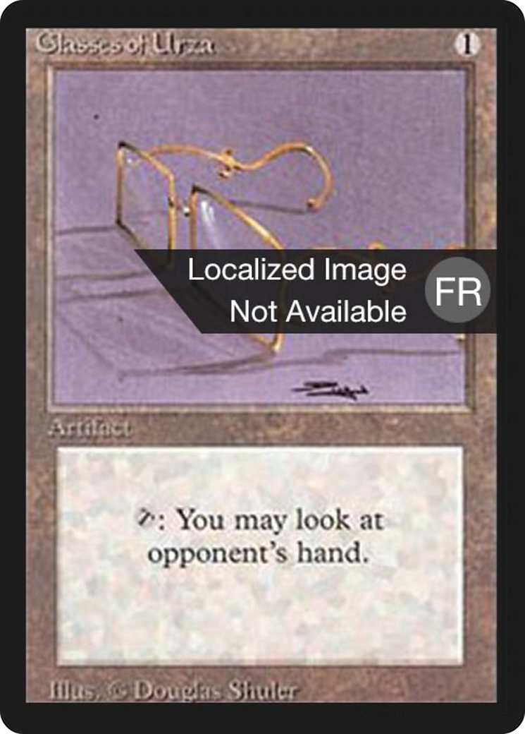 Image of Glasses of Urza (FBB-) - Foreign Black Border