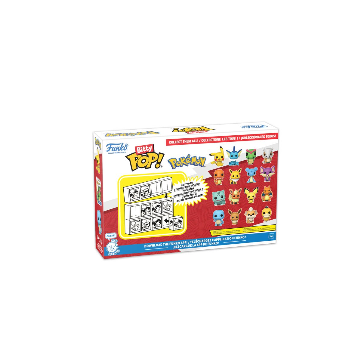 Image of Pokemon Squirtle Funko Bitty Pop! Mini-Figure 4-Pack