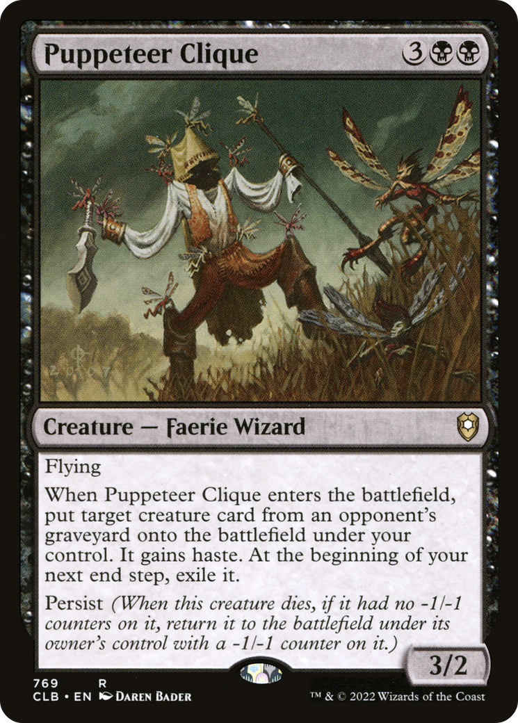 Image of Puppeteer Clique (CLB-769) - Commander Legends: Battle for Baldur's Gate