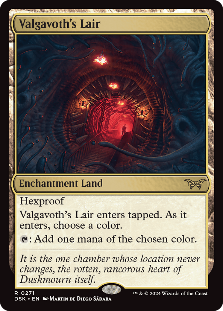 Image of Valgavoth's Lair (DSK-271) - Duskmourn: House of Horror Foil