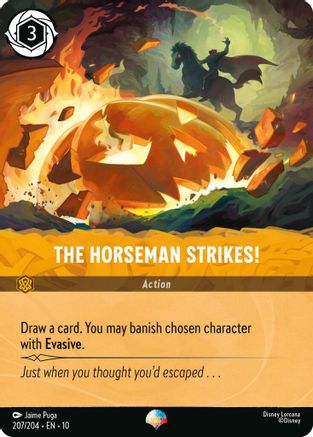 Image of The Horseman Strikes! (Epic) (207/204) - Whispers in the Well Holofoil