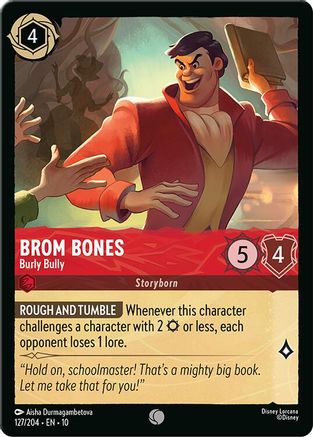 Image of Brom Bones - Burly Bully (127/204) - Whispers in the Well Cold Foil