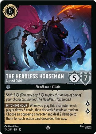 Image of The Headless Horseman - Cursed Rider (174/204) - Whispers in the Well