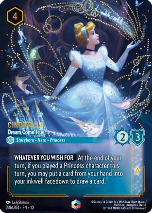 Image of Cinderella - Dream Come True (Enchanted) (236/204) - Whispers in the Well Holofoil