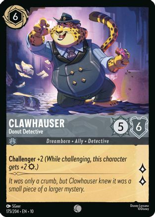 Image of Clawhauser - Donut Detective (175/204) - Whispers in the Well