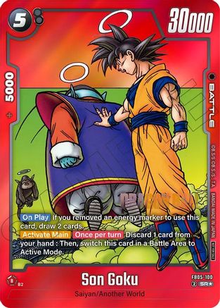 Image of Son Goku - FB05-100 (Limited Pack MANGA Version 02) (FB05-100) - Tournament and Championship Promos Holofoil