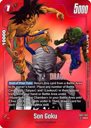 Image of Son Goku - SB02-003 (Limited Pack MANGA Version 02) (SB02-003) - Tournament and Championship Promos Holofoil