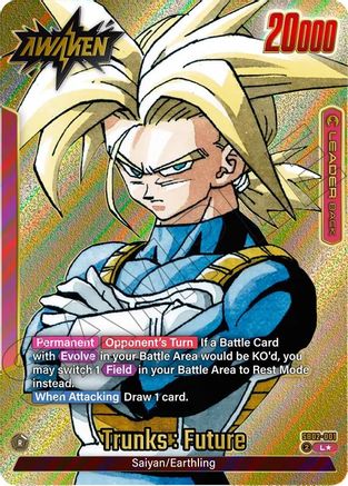 Image of Trunks : Future - SB02-001 (Gold) (SB02-001) - Manga Booster 02 Holofoil