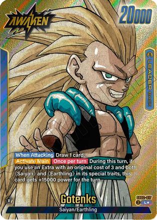 Image of Gotenks - SB02-017 (Gold) (SB02-017) - Manga Booster 02 Holofoil