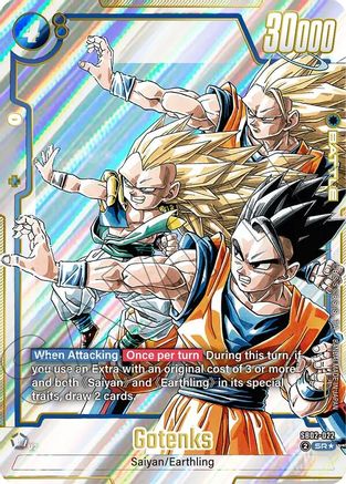 Image of Gotenks - SB02-022 (Alternate Art) (SB02-022) - Manga Booster 02 Holofoil