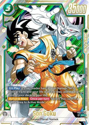 Image of Son Goku - SB02-038 (Alternate Art) (SB02-038) - Manga Booster 02 Holofoil