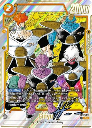 Image of Ginyu - FB01-108 (Alternate Art) (FB01-108) - Manga Booster 02 Holofoil