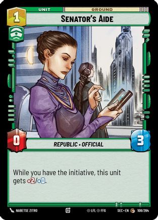Image of Senator's Aide (108/264) - Secrets of Power