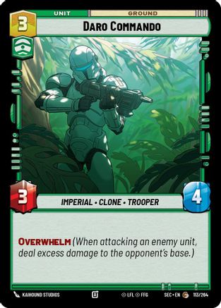 Image of Daro Commando (113/264) - Secrets of Power