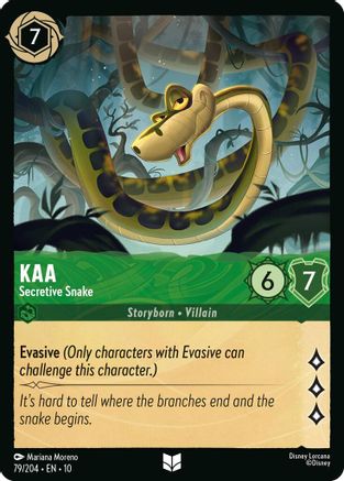 Image of Kaa - Secretive Snake (79/204) - Whispers in the Well