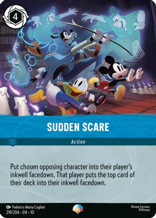 Image of Sudden Scare (Epic) (219/204) - Whispers in the Well Holofoil