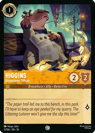 Image of Higgins - Undercover Officer (5/204) - Whispers in the Well