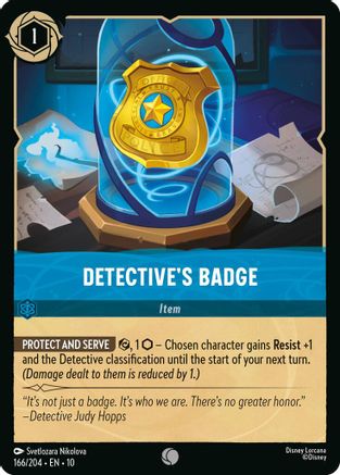 Image of Detective's Badge (166/204) - Whispers in the Well