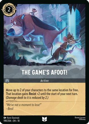Image of The Game's Afoot! (198/204) - Whispers in the Well Cold Foil