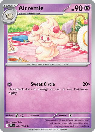 Image of Alcremie 044  ME02 Phantasmal Flames - Uncommon