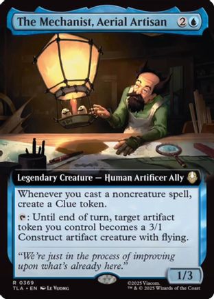 Image of The Mechanist, Aerial Artisan (Extended Art) (TLA-369) - Avatar: The Last Airbender