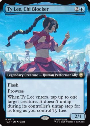 Image of Ty Lee, Chi Blocker (Extended Art) (TLA-371) - Avatar: The Last Airbender Foil
