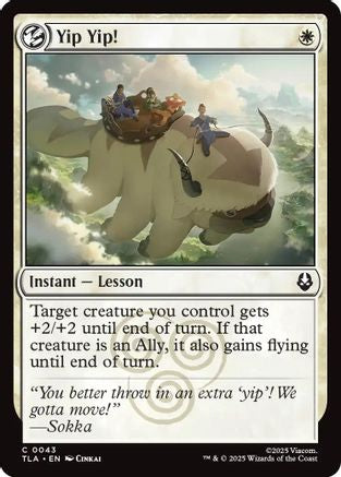 Image of Yip Yip! (TLA-043) - Avatar: The Last Airbender Foil