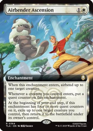 Image of Airbender Ascension (Extended Art) (TLA-364) - Avatar: The Last Airbender Foil