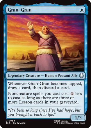 Image of Gran-Gran (TLA-054) - Avatar: The Last Airbender Foil
