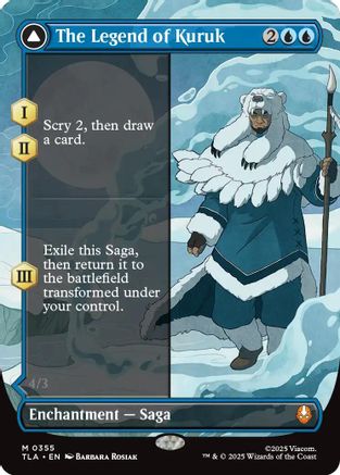 Image of The Legend of Kuruk (Borderless) (TLA-355) - Avatar: The Last Airbender Foil
