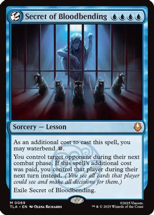 Image of Secret of Bloodbending (TLA-069) - Avatar: The Last Airbender Foil